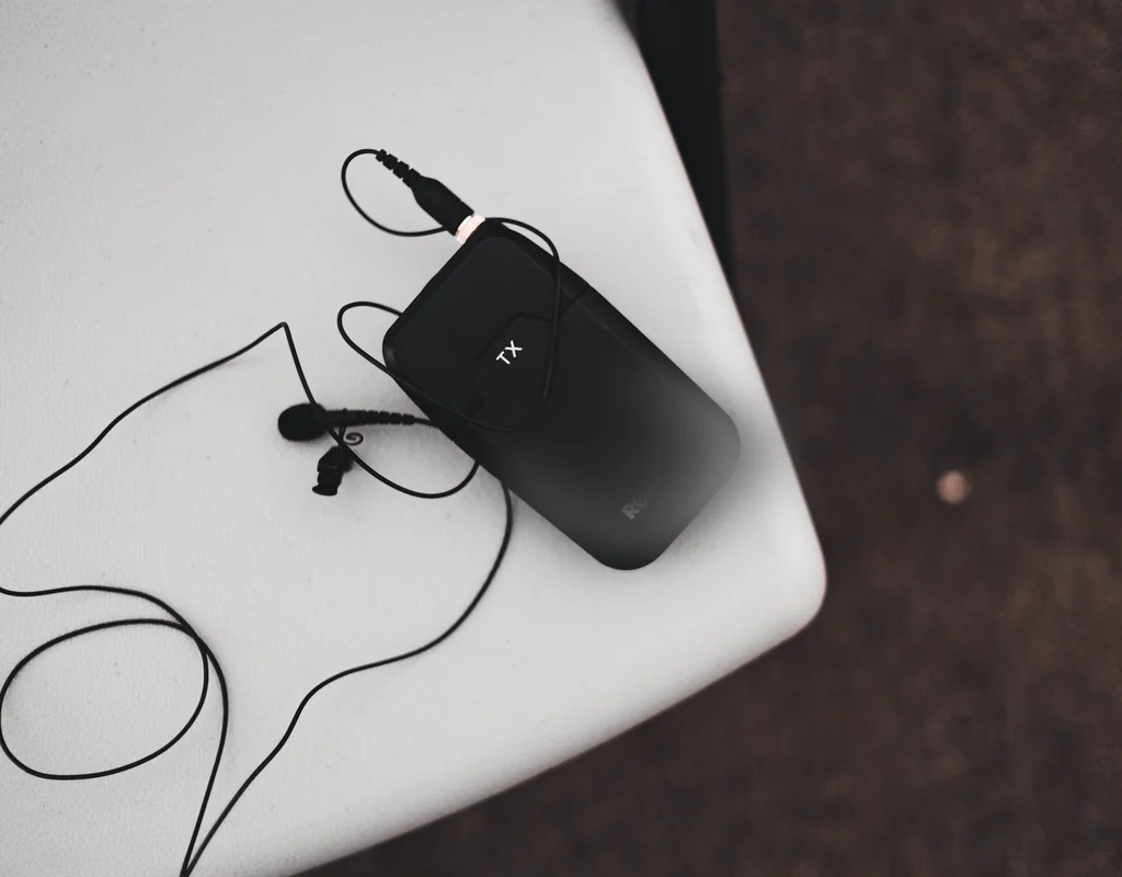 Clip-on or lavalier microphone for a small home office