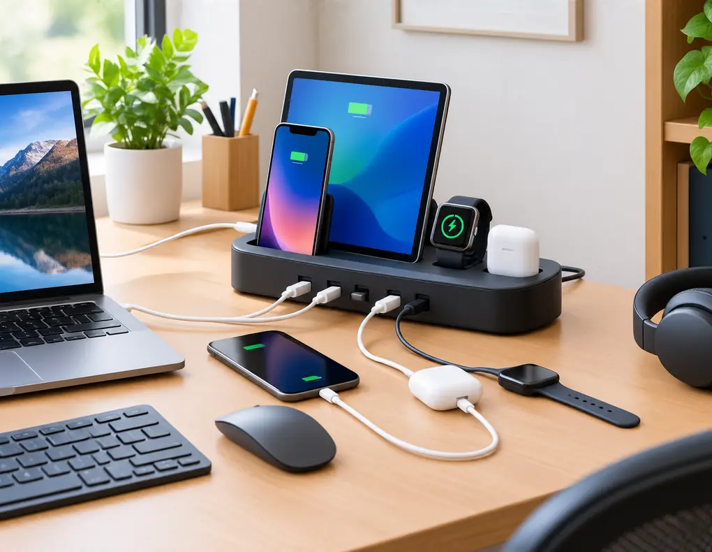 Best compact multi-device charging stations for small home offices