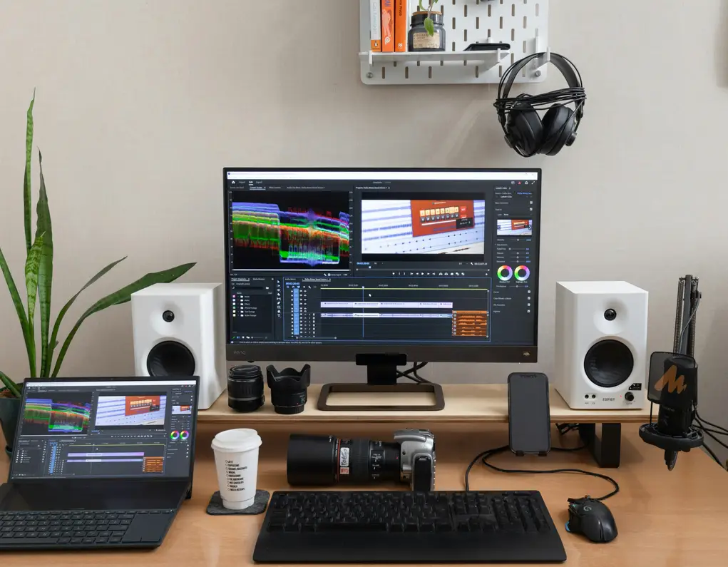 Minimalist speakers for clean desk setups